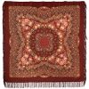 Павловопосадский платок  / Shawl "Slavic Holidays", with woolen fringe