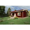 Frame country house "Mannheim" option 2, project 163, a Prod