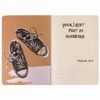 BRAUBERG / Notebook 40 l. checkered cover CRAFT, beige paper 70 g / m2, stitching, А5 (147х210 mm), SNEAKERS / 10 pcs.