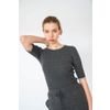 Cardigan short sleeve dark gray women's, TRICARDO