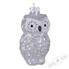 Holiday Classics / Christmas tree toy "Owl with silver", 6 pieces