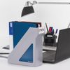 Tray vertical paper BRAUBERG "Basic", 265х100х285 mm, grey