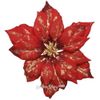 Kaemingk / Artificial poinsettia Verona Red 24 cm, clip