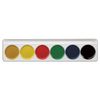 Watercolors "Zoo" 6 colors, honey, without a brush, carton box