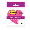 POST-IT / Self-adhesive blocks (stickers) Super Sticky "Heart", SET 2 pcs., 75 sheets each, pink / white