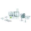 BRAUN FX3030 food processor, 600 watt power, 15 speeds, 7 nozzles, 2 bowls, juicer, white