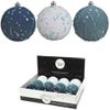 Kaemingk / Bộ bóng Giáng sinh Frozen Sparkle 8 cm, 12 chiếc, nhựa