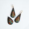 Палех / Palekh / Jewelry set "Summer", master Lukina