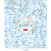 HATBER / Notebook А5 48 p. bracket, cage, sparkles, "Marble collection" / 10 pcs.