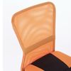 Armchair compact BRABIX "Smart MG-313", without armrests, combined, black / orange