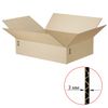 FEFCO / Corrugated box, 500 x 370 x 120 mm, grade T22, profile B, 0202 / GOST, version B
