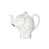 HILLTOP / Tea "Gift of Ceylon" black leaf 80 g, porcelain teapot "ELEPHANT TOPAZ", 650 ml