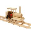Пелси / Construction set "Wooden railroad No. 2 steam locomotive with a doll", 167 elements