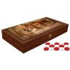 GamesDealer / Нарды кожаные Лошади XXL, Турция, Yenigun