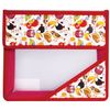 Folder for notebooks, A5, plastic, Velcro, with a picture on the area, "Exotic birds"