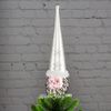 Kaemingk / Ông già Noel 17 cm màu bạc, thủy tinh
