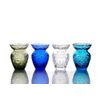 Гусевской Хрустальный завод / Crystal vase for flowers "Poppies" turquoise
