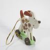 Toy Christmas tree "The Mongrel" white 1013 Brown Spots