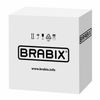 BRABIX / Armchair "Deco MG-316", without armrests, silver five-beam, eco-leather, black, 532080.