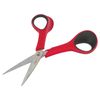 Scissors for Hobbies and crafts a TREASURE ISLAND of 140 mm, 3-sided sharpening, red-black