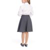 School knee length skirt grey for girls