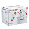 SCARLETT SC-HM40B01 mixer on stand, 450 W, 5 speeds, 2 whisks, 2 batter hooks, bowl, white