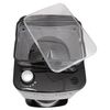 KITFORT TT-705 drip coffee maker, 1050 w, 1.5 litres, 200g grain container, coffee grinder, silver