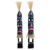 Decor and Gift / Bức tượng gỗ "thấy một sự trưởng thành màu xanh, màu xanh ngọc" 50 cm