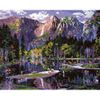Опт-картина / Painting by numbers 40x50 Mountains