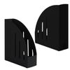 Tray vertical paper BRAUBERG Energy (261х85х300 mm), ergonomic shape, black