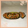 Bird Tray - painting on gold