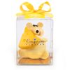 The sculpture is a "piece of cake" white Chocolate 165g