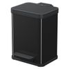 Waste bin Hailo Öko uno Plus M 17l., Steel, black
