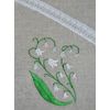 Елецкие кружева / Yelets lace / Pocket for cutlery "Lily of the valley"
