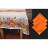 Мастерская подарков / Gift workshop / Matting tablecloth "Flowers" with napkins
