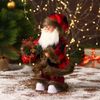 Зимнее волшебство / Doll "Santa Claus, in a red fur suit, with a bag"