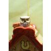 Ярославская майолика / Christmas tree toy "Baba Yaga's hut"