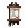 Универсальный свиток / Universal scroll / Handmade wooden wall key holder "Family charter"