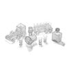 Avdeev Crystal / Steam locomotive drinking set