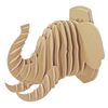 Фабрика Рекламных Технологий / 3D figure – Head of an African elephant KVK Brown
