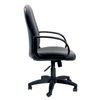 Armchair "Practician", with armrests, black-gray