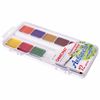 Watercolor school FISMA, 12 colors, honey, without a brush, plastic box
