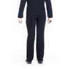 School trousers-straight cut knit dark blue for girls