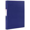 BRAUBERG 2-Ringbinder, Karton / PVC, 35 mm, blau, bis 180 Blatt (Double Life)