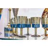Glass on the leg of zirconium "LILY"