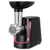 NATIONAL NK-MG012 meat grinder, 2000 W, 2.2 kg/min performance, 1 nozzle, reverse, plastic, black/raspberry
