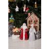 Потешный промысел / Christmas tree toy "Snow Maiden handmade from porcelain 26 cm"