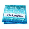 Bath towel named "Victoria" size 100 * 50 jacquard