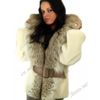 Short fur coat