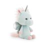GIOCATTOLI ARANCIONI / Peluche Unicorno menta 20 cm